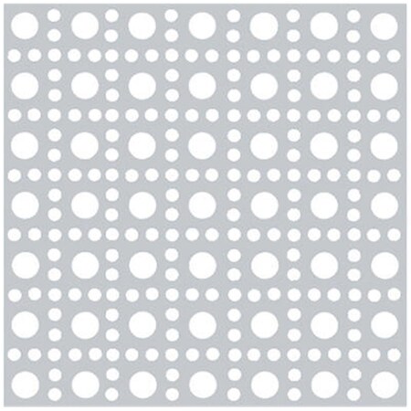 Steelworks 11252 24 x 24 in. Aluminum Mill Finish Tread Plate 610436